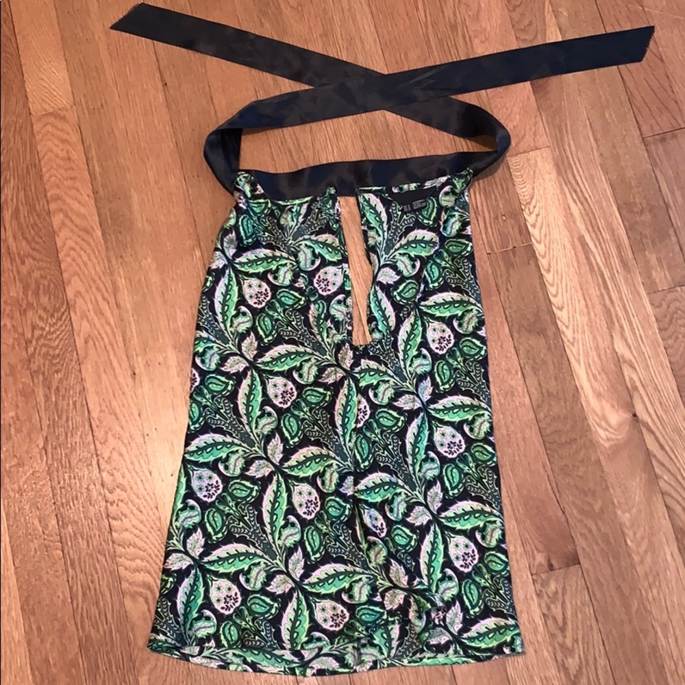 100% SILK TOP BY ZARA